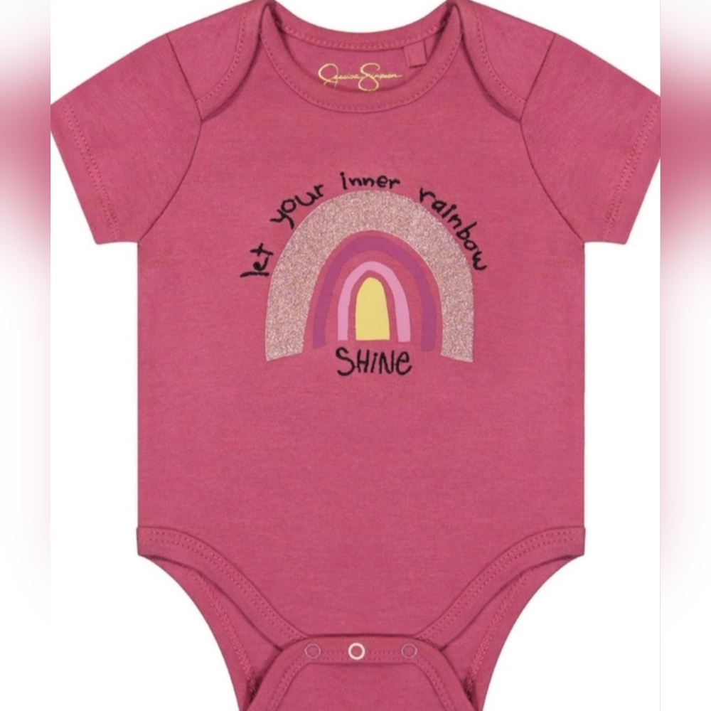 NWT 3pcs Jessica Simpson's Infant baby girls romper